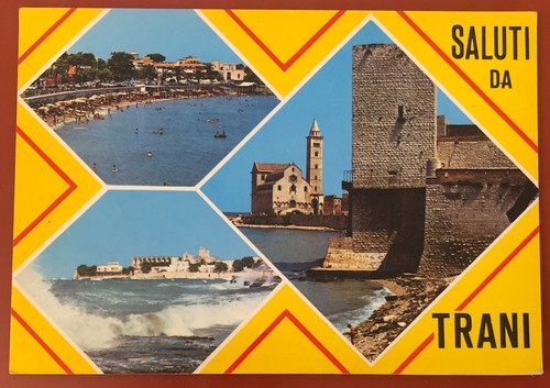 Trani puglia cartolina - trani,