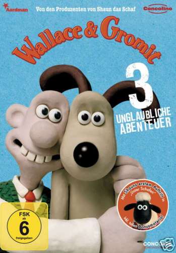Dvd wallace gromit 3 - gromit,