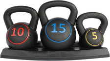 Set Di Pesi Kettlebell 3 Pezzi