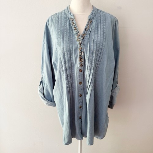 Roamans chambray camicia donna - roamans,