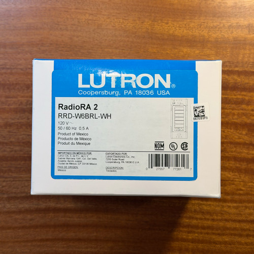 Lutron rrd w6brl radiora 2 - radiora,