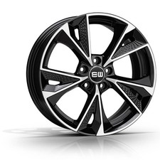 CERCHIO IN LEGA 17" ELITE WHEELS LUSTER BLACK POLISH PER VOLKSWAGEN TIGUAN