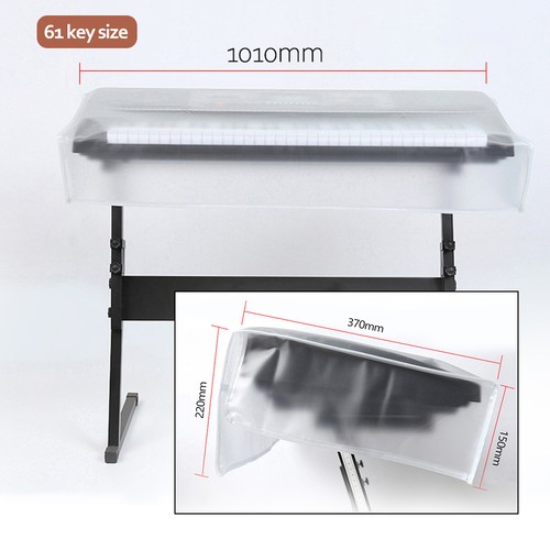 Copri pianoforte trasparente - pianoforte,