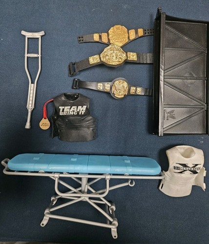 Wwe wrestling figure - figure, accessori