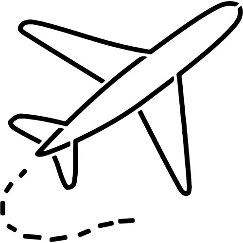 Stencil modelli aereo da - 'aereo,