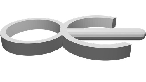 Clip ruota carrello - clip, per