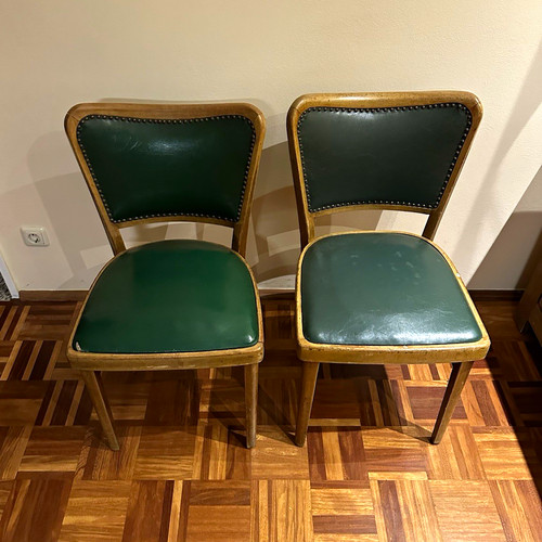 Sedie vintage verde - ,