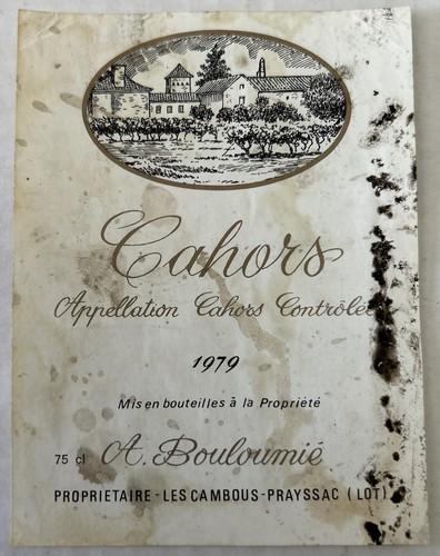 Cahors appellation controlee - appellation, a