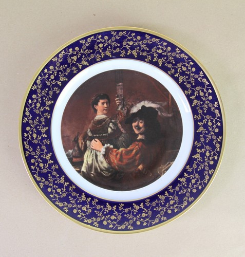 Piatto porcellana blu - porcellana,