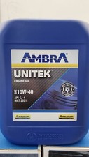 AMBRA UNITEK 10W40 OLIO MOTORE AGRICOLTURA SEMI SINTETICO PER TRATTORI NEW HOLLA