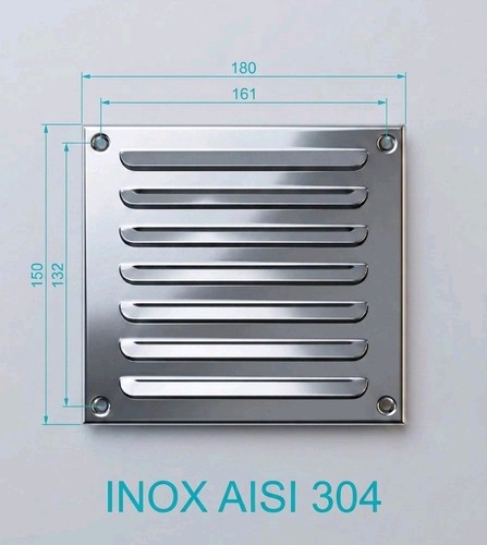 Griglia areazione acciaio inox - areazione,