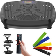 Piastra Vibrante Macchina per Esercizi, Allenatore Fitness Vibrante con Bluetooth Speak