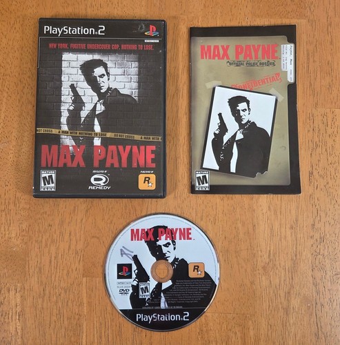 Max payne black label - label, ps2