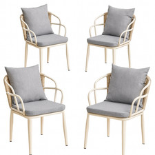 Set 4 sedie da giardino in