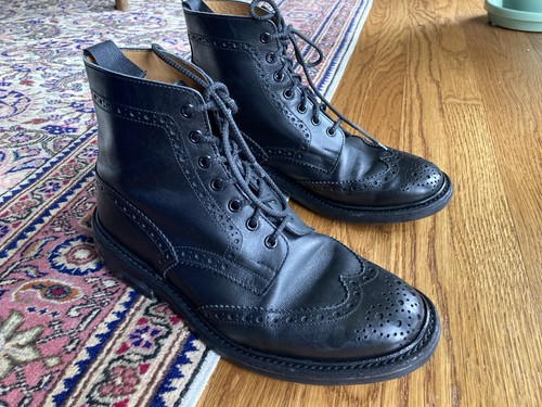 Tricker stow black calf 5 - calf, 8.5