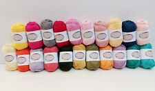 GOMITOLO DA 50 gr. "FURORE" 100% COTONE GASATO MERCERIZZATO 125 MT. (52 colori)