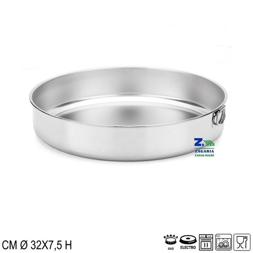 Tortiera acciaio inox diam - in,