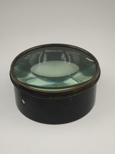 Antica Lente A Condensazione Vittoriana Magic Lantern Fotografia Obiettivo 