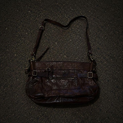 Borsa pelle anni 90 - borsa,