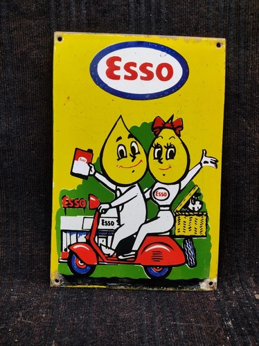 Insegna metallo smaltato - insegna, in