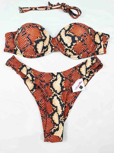 Bikini sexy leopardato taglio