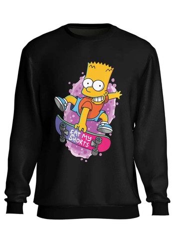 Felpa girocollo bart simpson - a,