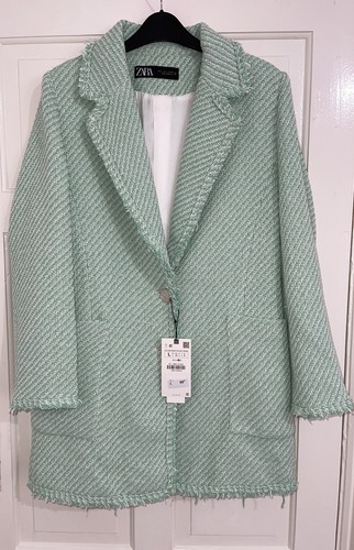 Cappotto zara verde bianco - verde,