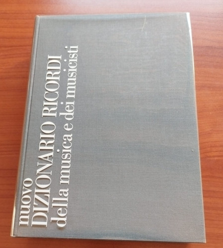 Nuovo dizionario ricordi - dizionario, della