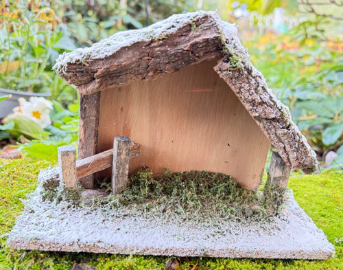 Capanna presepe ambientazione - presepe,