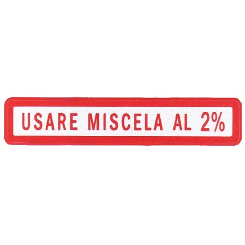 Targhetta adesivo usare - adesivo, "usare