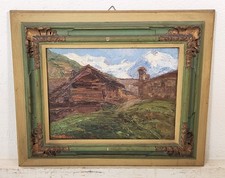 ANTICO QUADRO olio tavola