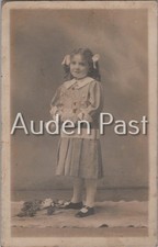 Vintage postcard young girl - vintage,