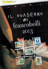 Quaderno dei Francobolli 2003 Poste Italiane - Annata completa Italia Repubblica