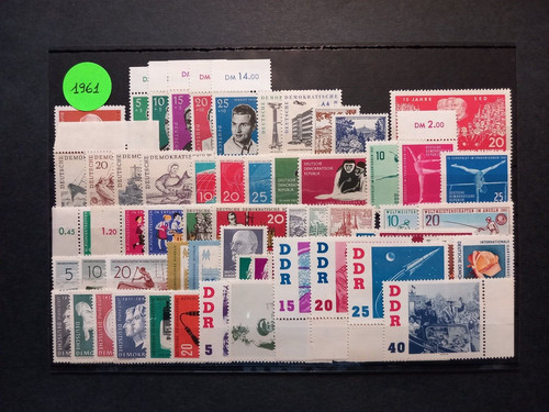 Germania ddr 1961 - ddr, 1961/