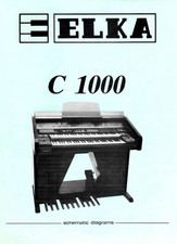ELKA C1000 (C2000) Service Manual Schematic Diagrams Schema Schaltplan  42 pages