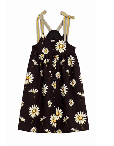 Abito bambina fiori agua - abito,