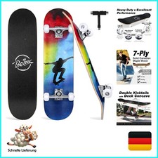 Skateboard 31x8 Pollici Completo Cruiser Skateboard per Bambini Adolescenti Erwa...