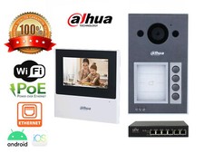 kit videocitofono MONOFAMILIARE dahua WIFI APP  con monitor vivavoce plus 4,3"