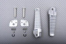 Coppia Pedane Posteriore Tipo Originale Silver SUZUKI BANDIT 600 S 2000-2005