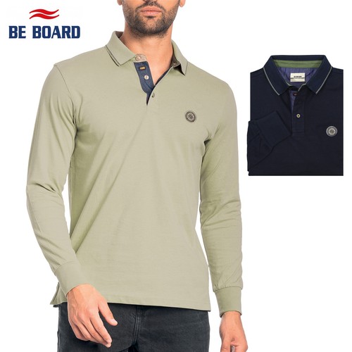 Polo manica lunga - uomo, 100%