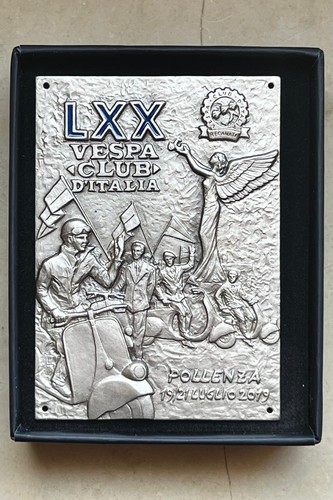 Placca vespa lxx - vespa, club
