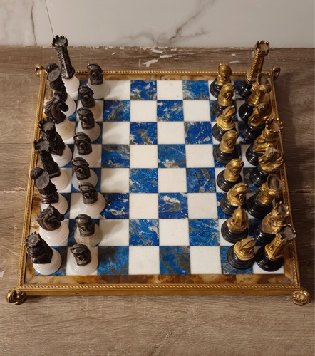 Scacchiera argento 800 - scacchiera,