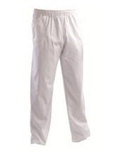 Pantaloni da lavoro bianco cuoco pizzaiolo cameriere cucina pantalaccio