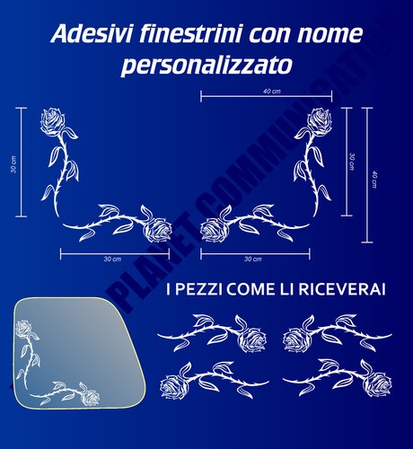 Adesivi vetri finestrino - vetri,