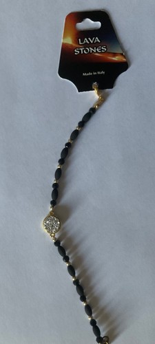 Bracciale lava stones con - bracciale,