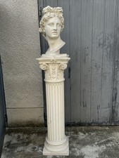 Colonna In Gesso riproduzione Apollo del Belvedere