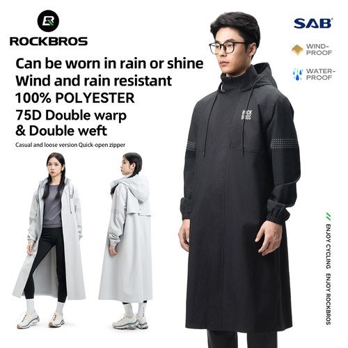 Rockbros poncho impermeabile - rockbros,