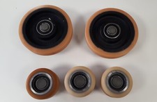 TGW Pack de 5 roues polyuréthane 150 mm, 80 mm roulettes de transpalette