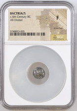 Antica BACTRIA AR Diobol IV