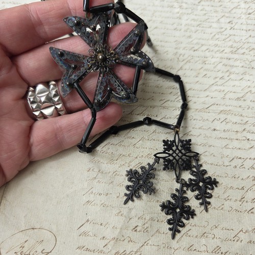 Collana gioielli lutto - collana,